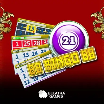 Lottery logo of 88 Bingo 88 from Belatra Games at Kyngs Casino