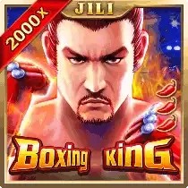 Official Slots logo: Boxing King by Jili Games at Kyngs Casino