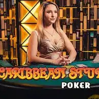 Caribbean Stud Poker casino game by Evolution – featured logo at Kyngs Casino
