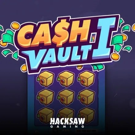 Cash Vault I casino game by Hacksaw Gaming – featured logo at Kyngs Casino