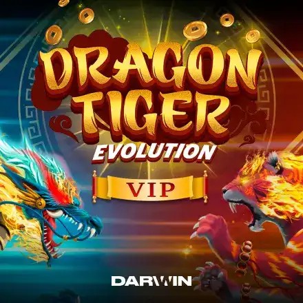 Dragon Tiger Evolution VIP slot visual from Darwin Gaming available on kyngscasino.ro