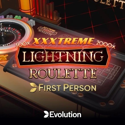 First Person XXXtreme Lightning Roulette logo by Evolution at Kyngs Casino