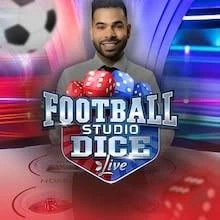 Football Studio Dice by Evolution, showcased at kyngscasino.ro – game logo