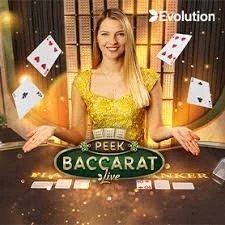 Peek Baccarat logo – Live Dealer by Evolution at Kyngs Casino
