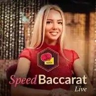 Official Live Dealer logo: Speed Baccarat A by Evolution at Kyngs Casino